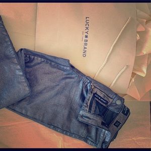 Luckybrand Jeans-Ava Skinny Metallic